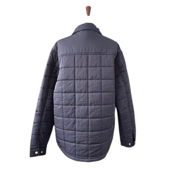 Robert Graham Quilted Snap-Front Weather-Resistant Chore Jacket Navy Blue XL NWT - Picture 8 of 16